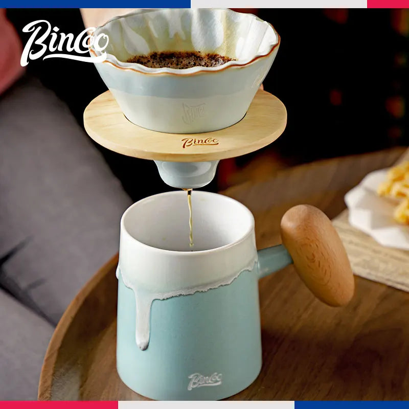 Pour Over Coffee Ceramic Coffee Pot Set, 200-400ml-4