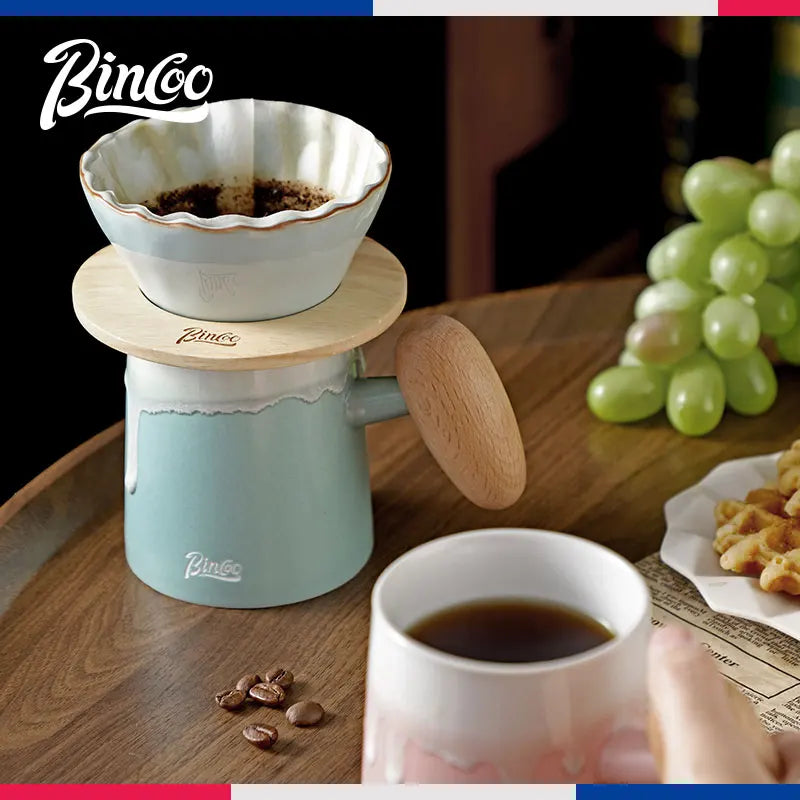Pour Over Coffee Ceramic Coffee Pot Set, 200-400ml-0